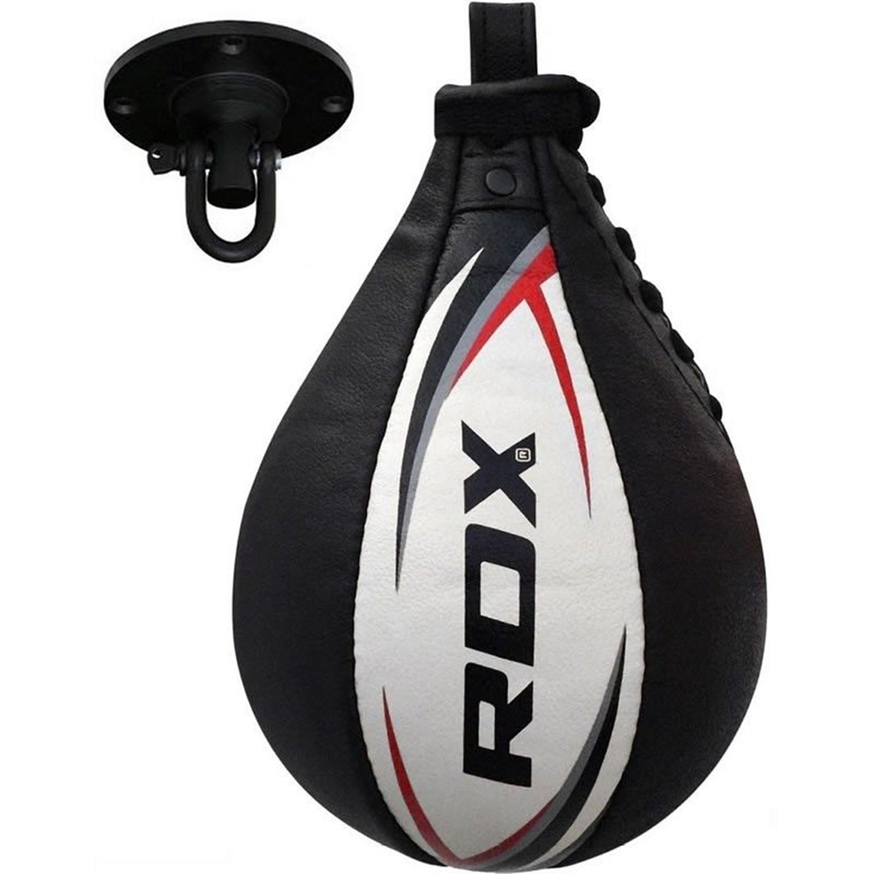 Punching Ball Speed Leather S2 by RDX white